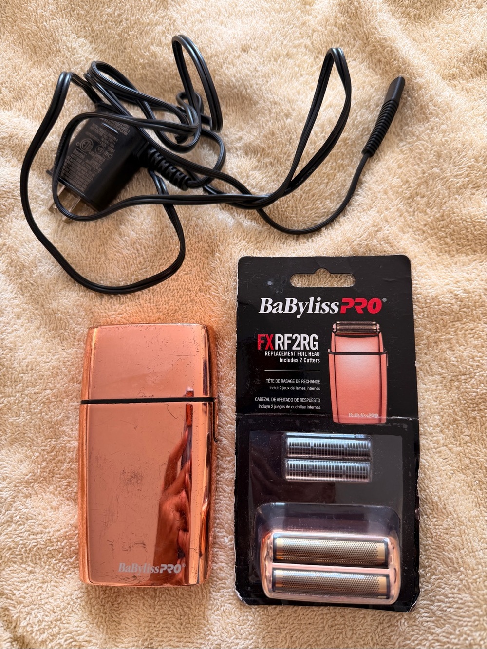 BaBylissPRO Men’s Electric Double Shaver - Rose Gold